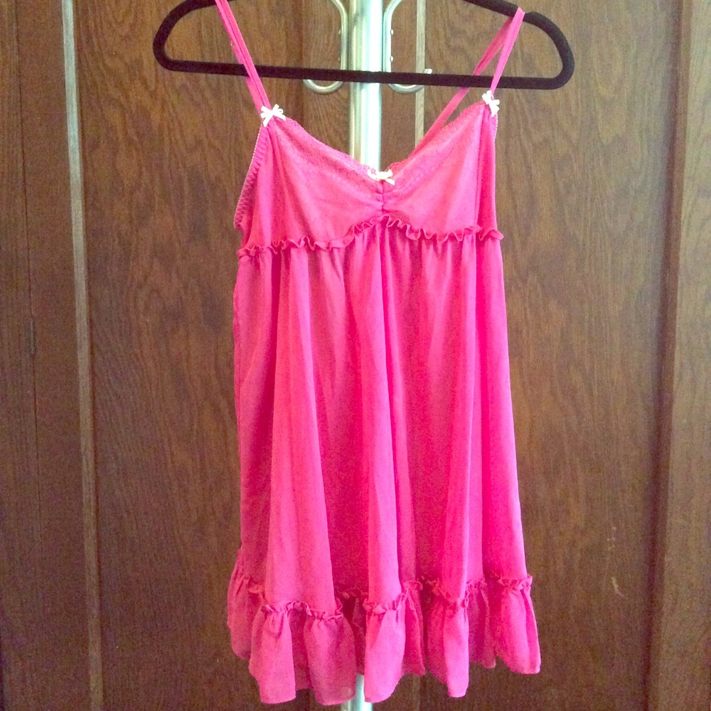 Betsey Johnson pink chemise size small